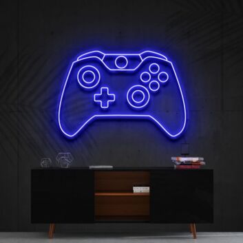 Spielcontroller LED-Neonschild für Gamingzimmer und Wohnzimmer