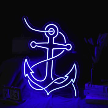 Schiffsanker LED-Neonschild für Bar oder Wohnzimmer
