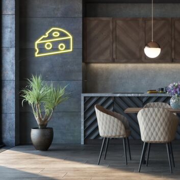 Käsestück LED-Neonschild für Küche und Restaurant