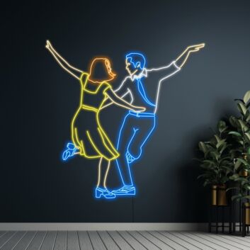 Tanzendes Paar LED-Neonschild für Bar Club
