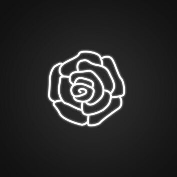 Rosenblüte LED-Neonschild Wohnzimmer Schlafzimmer