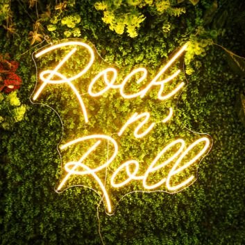 Rock n&#039; Roll LED-Neonschild für Bar und Club