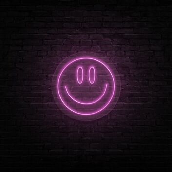 Smiley Gesicht LED-Neonschild Wohnzimmer Bar
