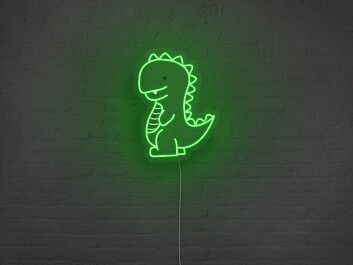 Dinosaurier Figur LED-Neonschild Kinderzimmer