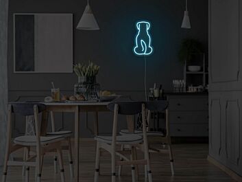 Hundesilhouette LED-Neonschild Wohnzimmer