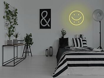 Smiley Gesicht LED-Neonschild Schlafzimmer Wohnzimmer