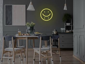 Smiley Gesicht LED-Neonschild Schlafzimmer Wohnzimmer