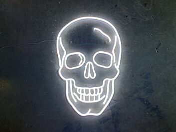 Totenkopf LED-Neonschild für Bar Club