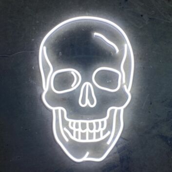 Totenkopf LED-Neonschild für Bar Club