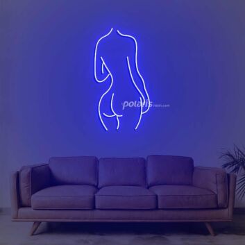 Frauenkörper Silhouette LED-Neonschild Wohnzimmer Studio