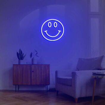 Smiley Gesicht LED-Neonschild Wohnzimmer Bar