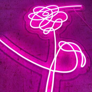Rose LED-Neonschild Wohnzimmer Schlafzimmer