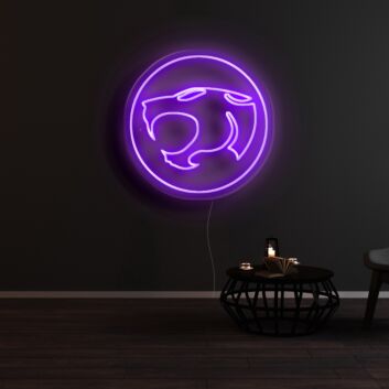 Raubkatzenkopf LED-Neonschild Wohnzimmer Gamingzimmer