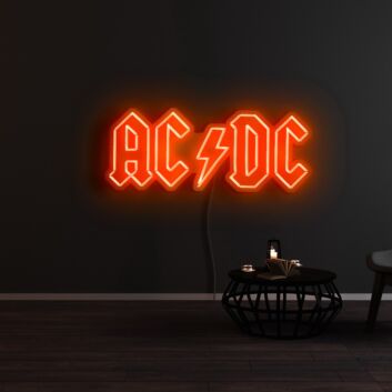 AC DC LED-Neonschild Wohnzimmer Musikraum