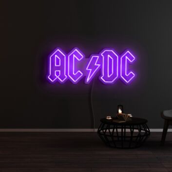 AC DC LED-Neonschild Wohnzimmer Musikraum