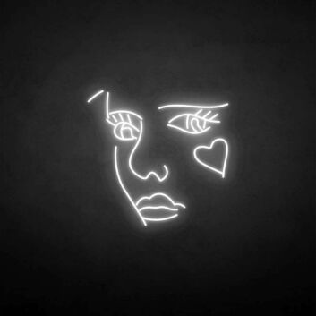 Herzsymbol LED-Neonschild für Wohnzimmer Schlafzimmer