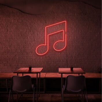 Musiknote LED-Neonschild Musikstudio Wohnzimmer