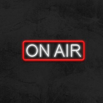 ON AIR LED-Neonschild für Studio und Büro