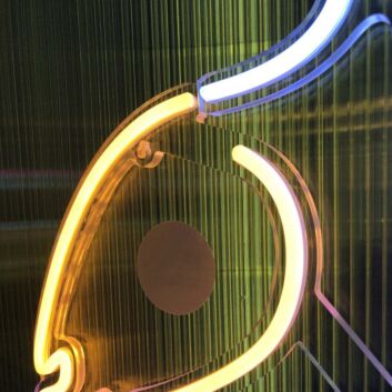 Pelikan LED-Neonschild für Bar und Restaurant