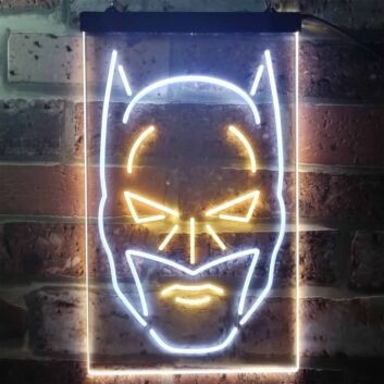 Batman Maske LED-Neonschild für Wohnzimmer Gamingzimmer