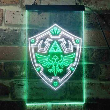 Fantasy Schild mit Adler und Dreiecken LED-Neonschild Gaming Zimmer Wohnzimmer