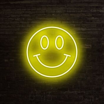 Smiley Gesicht LED-Neonschild Wohnzimmer Bar