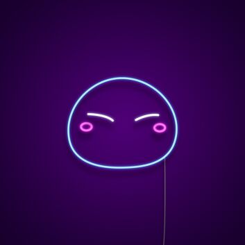 lächelndes Emoji Gesicht LED-Neonschild Wohnzimmer Gaming Zimmer