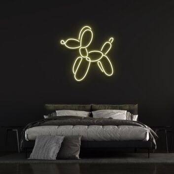 Ballonhund LED-Neonschild Schlafzimmer Wohnzimmer