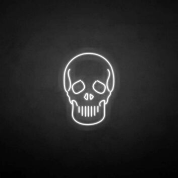 Totenkopf LED-Neonschild für Bar und Club