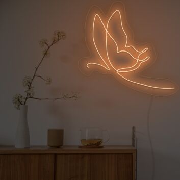 Schmetterling LED-Neonschild Wohnzimmer Schlafzimmer