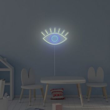Auge Symbol LED-Neonschild für Wohnzimmer Dekoration