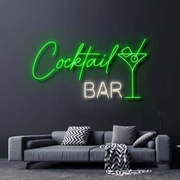Cocktail BAR LED-Neonschild für Bar und Wohnzimmer