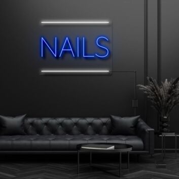 NAILS LED-Neonschild für Nagelstudio Salon