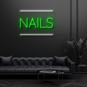 NAILS LED-Neonschild für Nagelstudio Salon