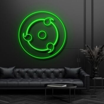 Fantasiemotiv mit kreisförmigem Symbol LED-Neonschild Wohnzimmer Gamingzimmer