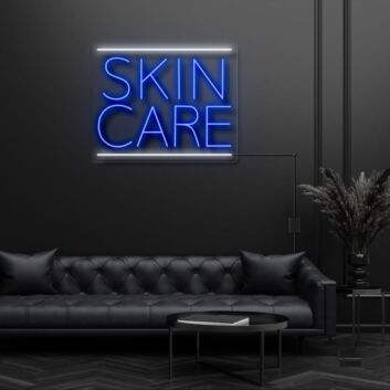 SKIN CARE LED-Neonschild für Kosmetikstudio Spa