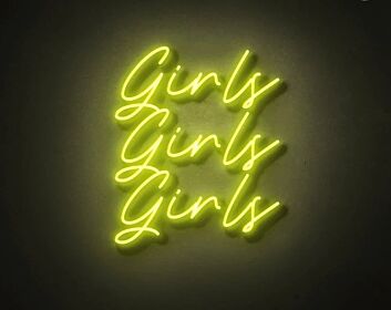 Girls Girls Girls LED-Neonschild für Bar Club