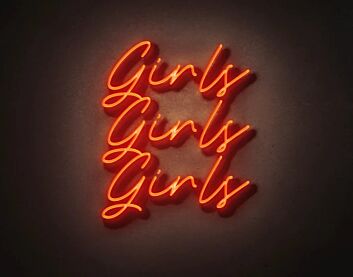 Girls Girls Girls LED-Neonschild für Bar Club