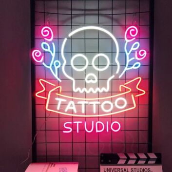 TATTOO STUDIO LED-Neonschild für Tattoo Studio
