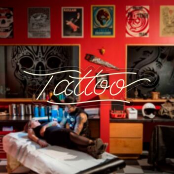 Tattoo LED-Neonschild für Tattoo Studio