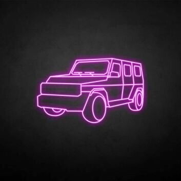 Geländewagen LED-Neonschild Garage Wohnzimmer