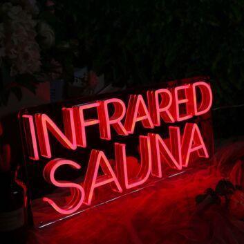 INFRARED SALINA LED-Neonschild für Spa Wellness