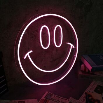Smiley Gesicht LED-Neonschild Wohnzimmer Bar