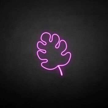 Monstera Blatt LED-Neonschild Wohnzimmer Cafe
