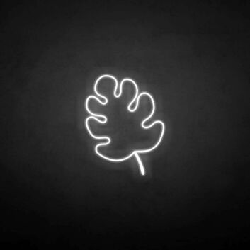 Monstera Blatt LED-Neonschild Wohnzimmer Cafe
