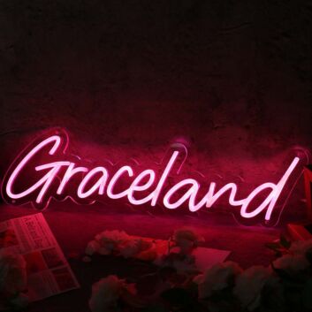 Graceland LED-Neonschild Wohnzimmer Bar