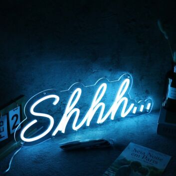 Shhh LED-Neonschild Schlafzimmer Wohnzimmer