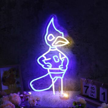 Vogel Cartoonfigur LED-Neonschild für Wohnzimmer oder Kinderzimmer