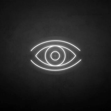 Auge Symbol LED-Neonschild Wohnzimmer Studio