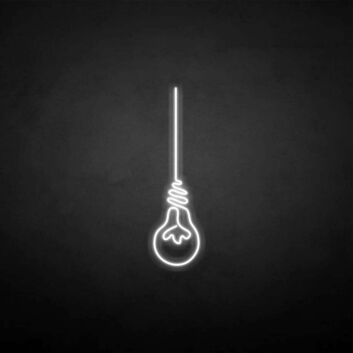 hängende Glühbirne LED-Neonschild Wohnzimmer Bar